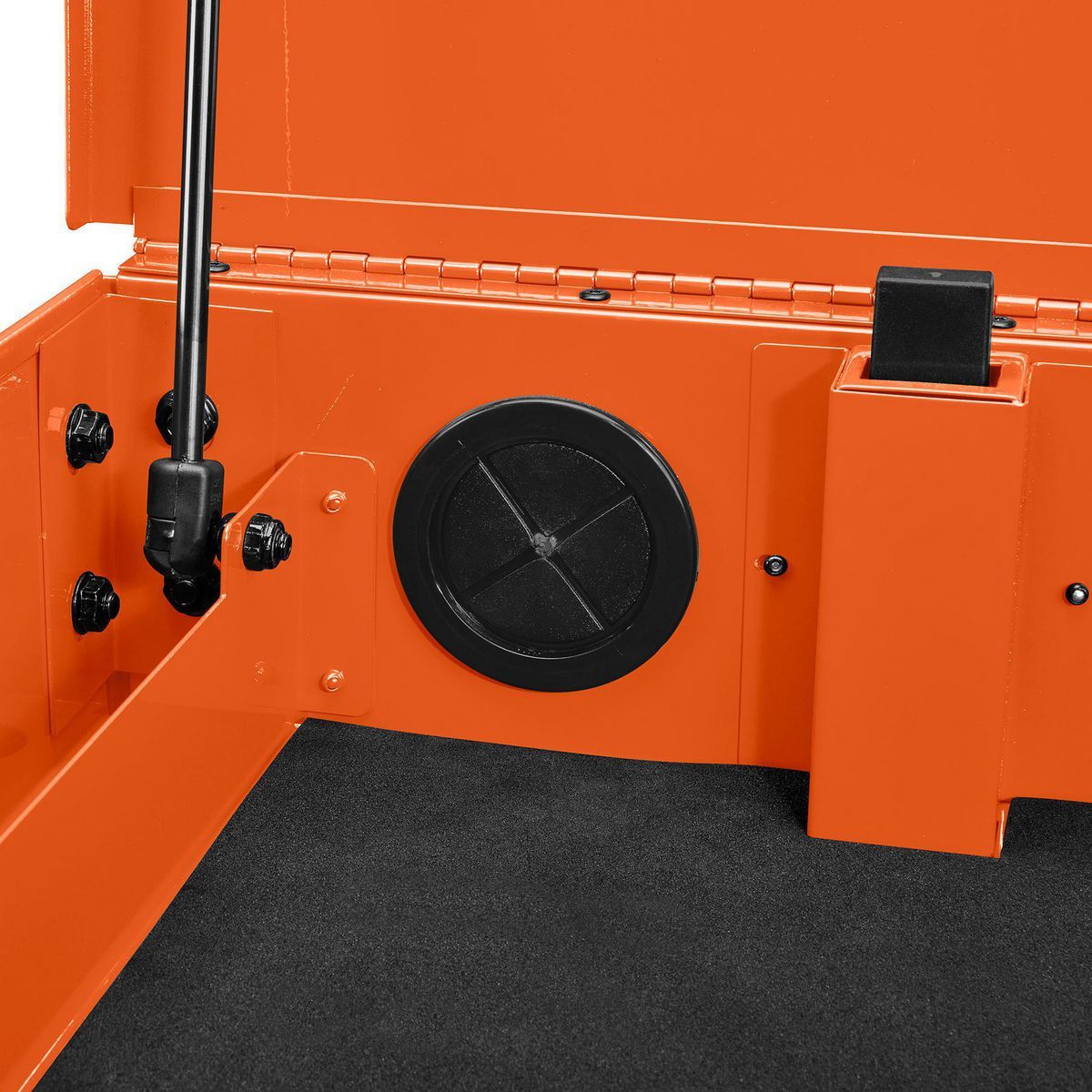 U.S. GENERAL 30 in., 5-Drawer Mechanics Cart, Orange