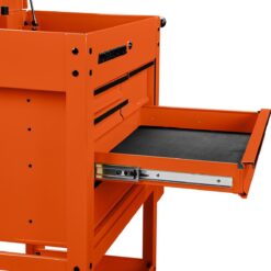 U.S. GENERAL 30 in., 5-Drawer Mechanics Cart, Orange