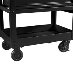 U.S. GENERAL 30 in., 5-Drawer Mechanics Cart, Black