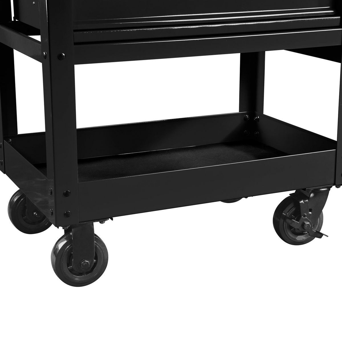 U.S. GENERAL 30 in., 5-Drawer Mechanics Cart, Black