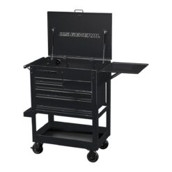 U.S. GENERAL 30 in., 5-Drawer Mechanics Cart, Black