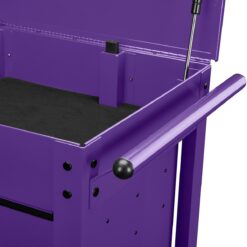 U.S. GENERAL 30 in., 5-Drawer Mechanics Cart, Purple