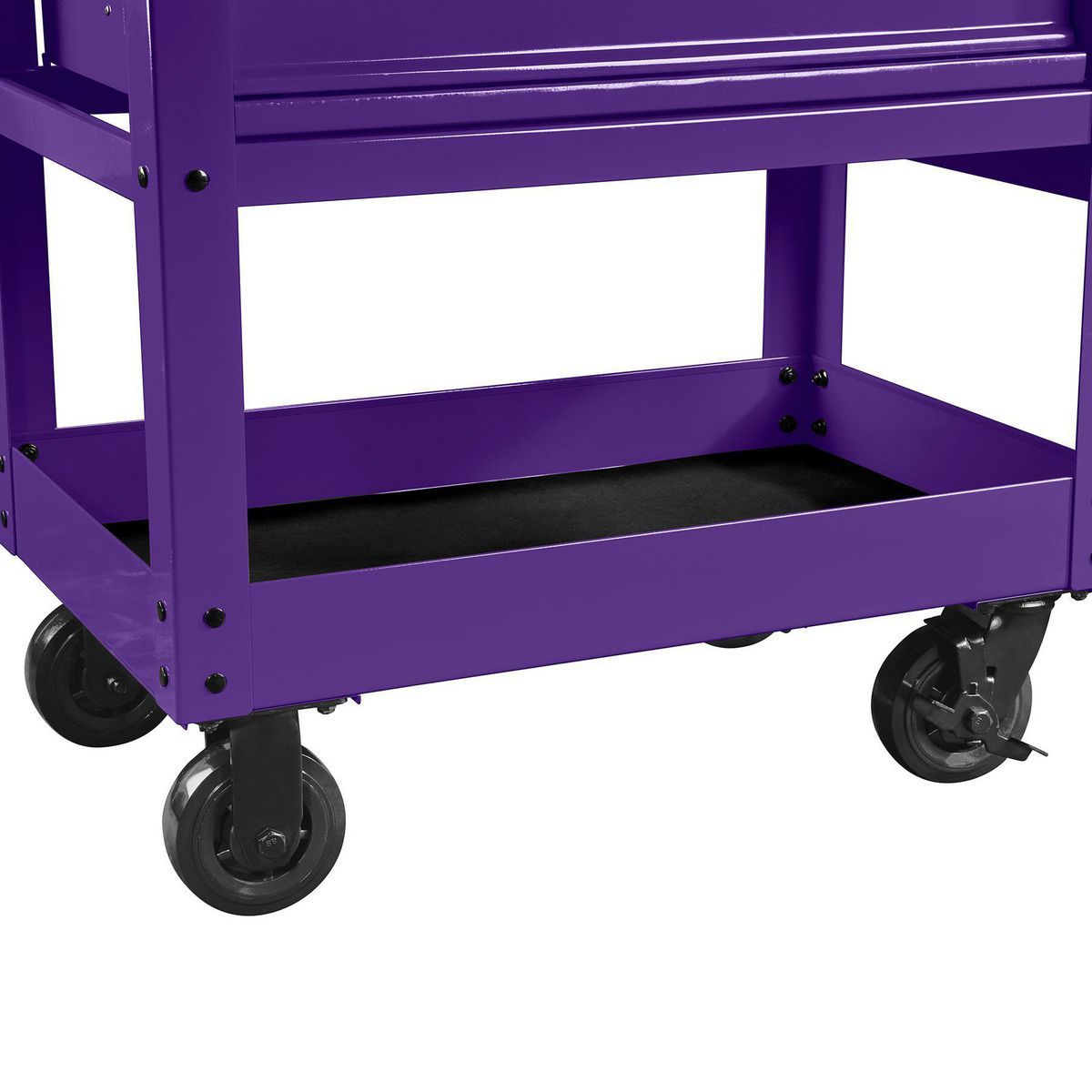 U.S. GENERAL 30 in., 5-Drawer Mechanics Cart, Purple