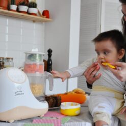 Homia Baby Food Maker Chopper Grinder - Mills and Steamer 8 in 1 Processor for Toddlers, Auto Shut-Off, 110V Only