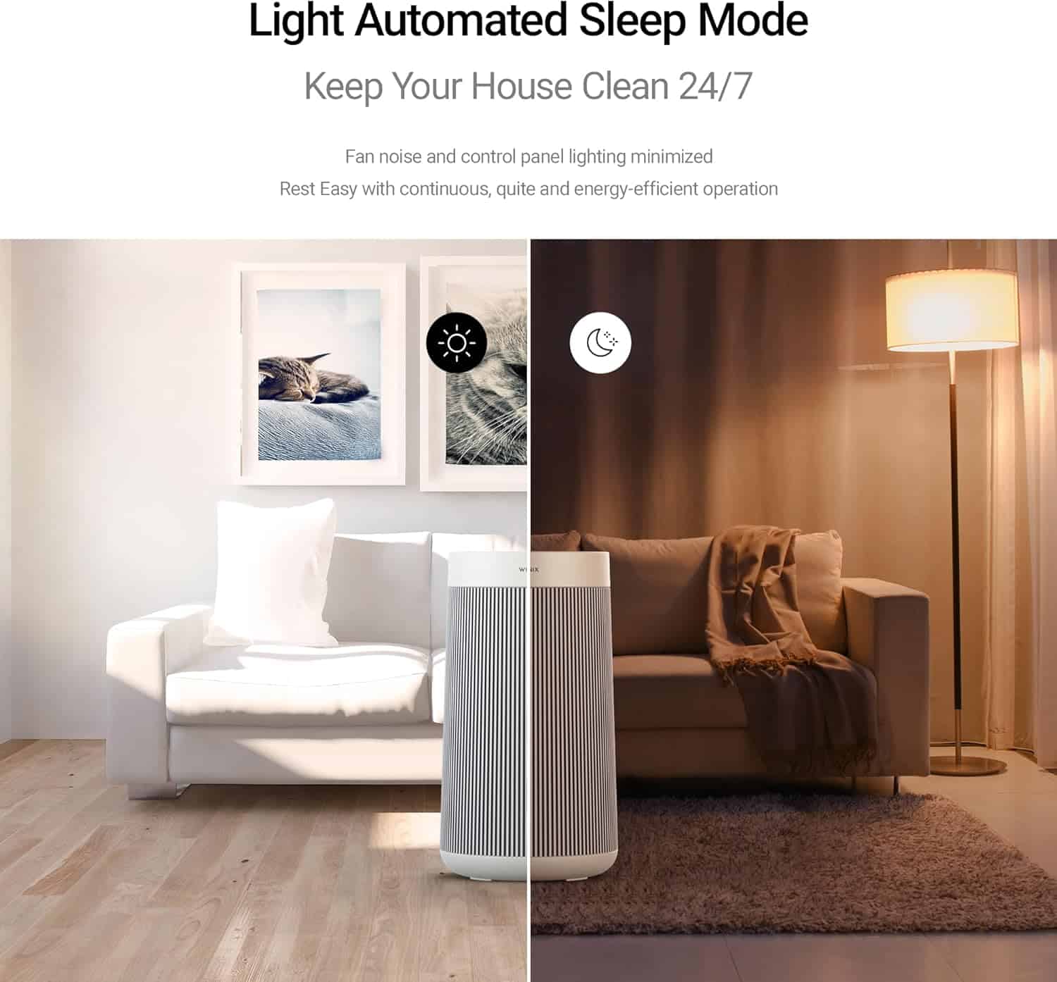 WINIX T810 Air Purifier for Home Extra Large Room Up to 1968 Ft² in 1 Hr With Smart Wi-Fi, Dust