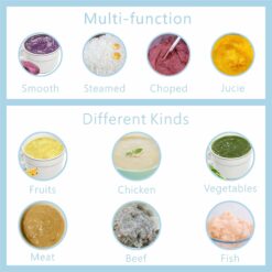 MOMYEASY Baby Food Maker, Multi Baby Food Processor, Auto Cooking & Grinding