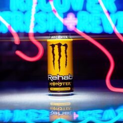 Monster Energy Rehab Tea + Lemonade + Energy, Energy Iced Tea, Energy Drink 15.5 Ounce (Pack of 15)