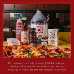 Mike's Hot Honey Original & Extra Hot Combo, Spicy Honey, Gluten-Free, Paleo-Friendly (10oz Bottle, 2 Pack)