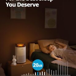 COWAY Air Purifiers for Bedroom Home up to 810 ft², True HEPA Filter
