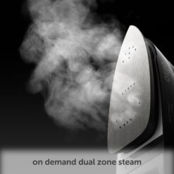 Oliso M3Pro Project Steam Iron with Solemate - 1000 Watt Ceramic Soleplate Steam Iron | Coral