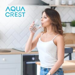 AQUA CREST NSF/ANSI 42,53&372 Certified Multiple-Stage Replacement Water Filters, 4 Pack