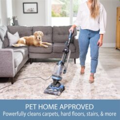Kenmore DU1040 Bagless Upright Vacuum Lightweight Cleaner with 4 Height Adjustment, 1.5L, Blue