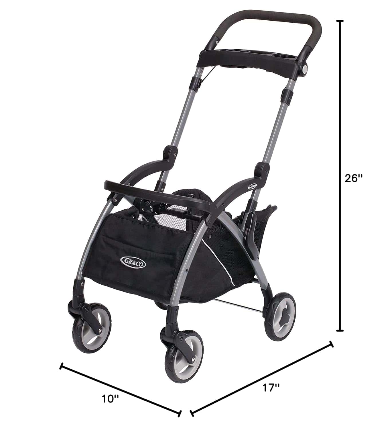 Graco SnugRider Elite Car Seat Carrier, Lightweight Frame, Travel Stroller  Accepts any Graco SnugRide Infant Car Seat, Black - MartDiscover.com