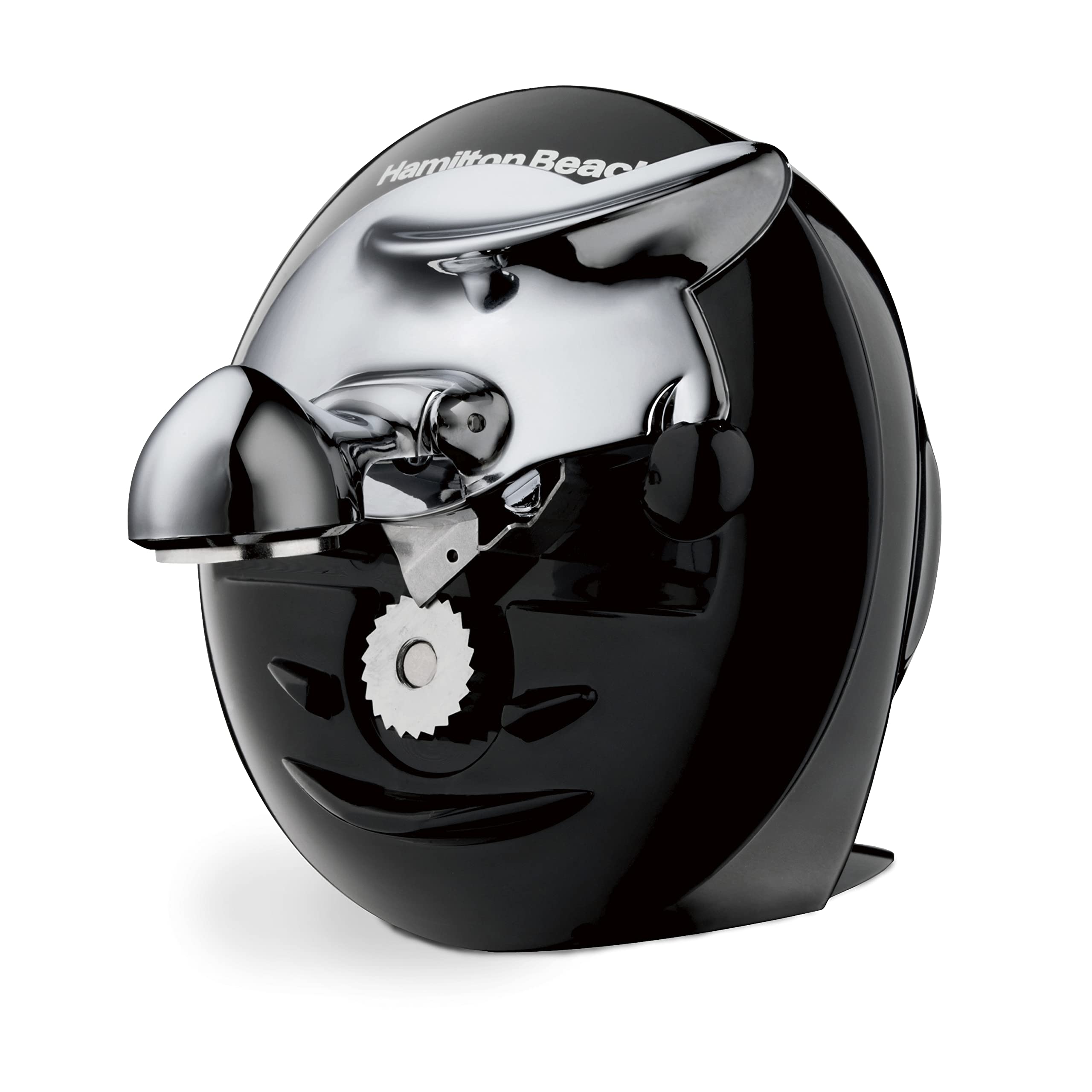 Hamilton Beach Walk 'n Cut Electric Can Opener for Kitchen, Automatic and Hand-Free, Cordless & Rechargeable, Black