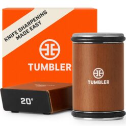 The Original Tumbler Rolling Knife Sharpener, Knife Sharpener Tool for Kitchen Knives