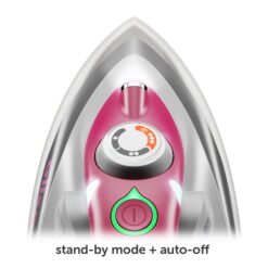 Oliso M3Pro Project Steam Iron with Solemate, 1000 Watt Ceramic Soleplate Steam Iron, Raspberry