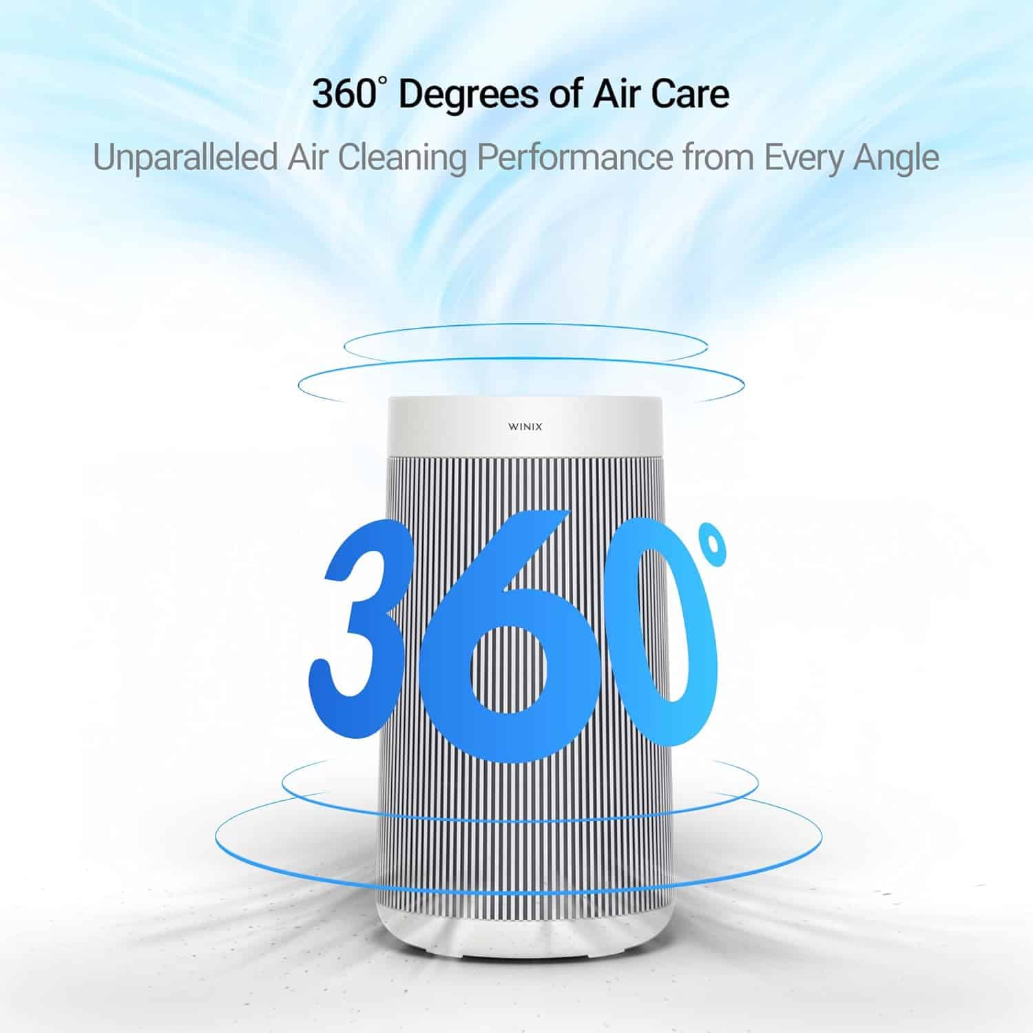 WINIX T810 Air Purifier for Home Extra Large Room Up to 1968 Ft² in 1 Hr With Smart Wi-Fi, Dust