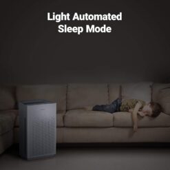 WINIX AM90 Air Purifier for Home Large Room Up to 1740 Ft² in 1 Hr With Air Quality Monitor, True HEPA, Carbon Filter and Auto Mode, Captures Pet Allergies, Smoke, Dust
