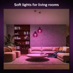 Philips Hue White and Color Ambiance A19 Medium Lumen Smart Bulb, 1100 Lumens, 1 Bulb