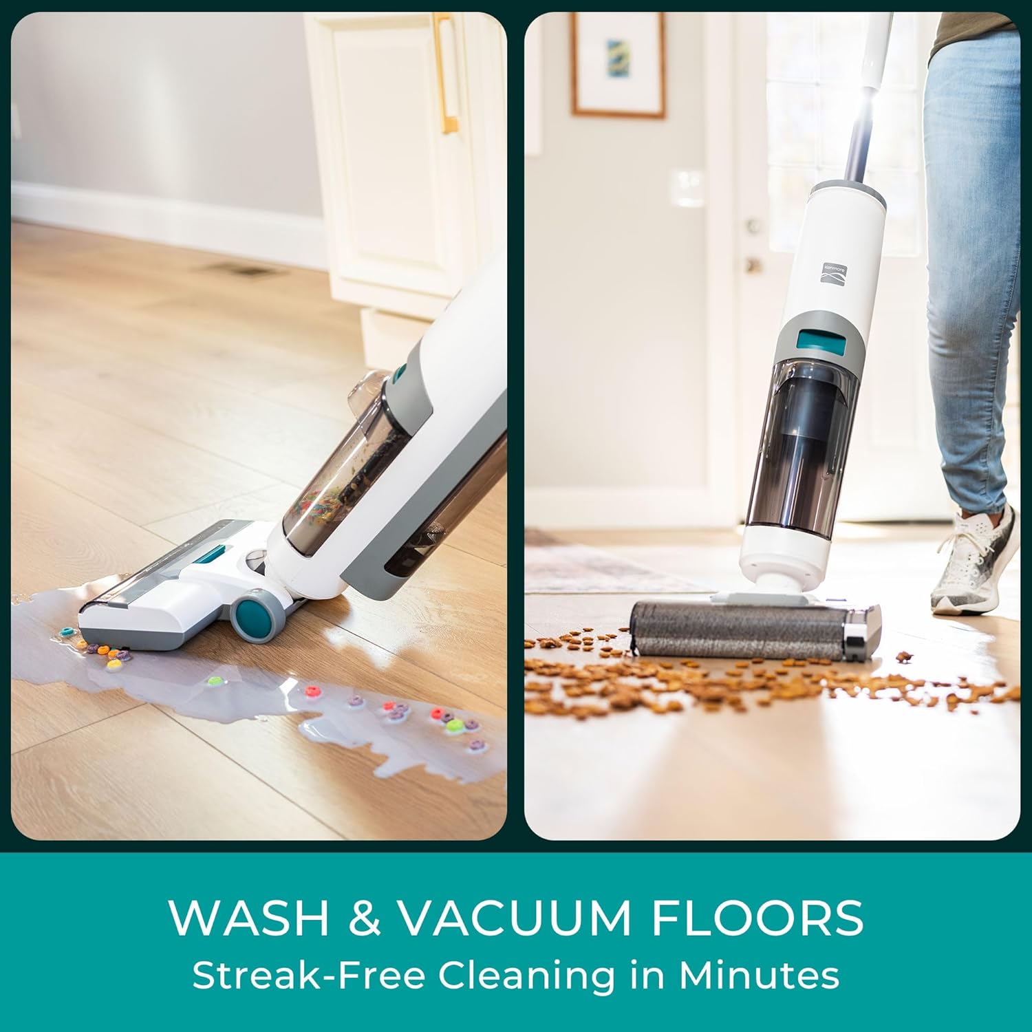 Kenmore HF5010 AquaLite 3-in-1 Cordless Wet Vacuum Hard Floor Cleaner with Automatic Air-Drying