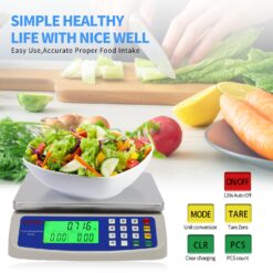 RUJIXU Large Digital Kitchen Scale 30KG Commercial Food Scale 66LB