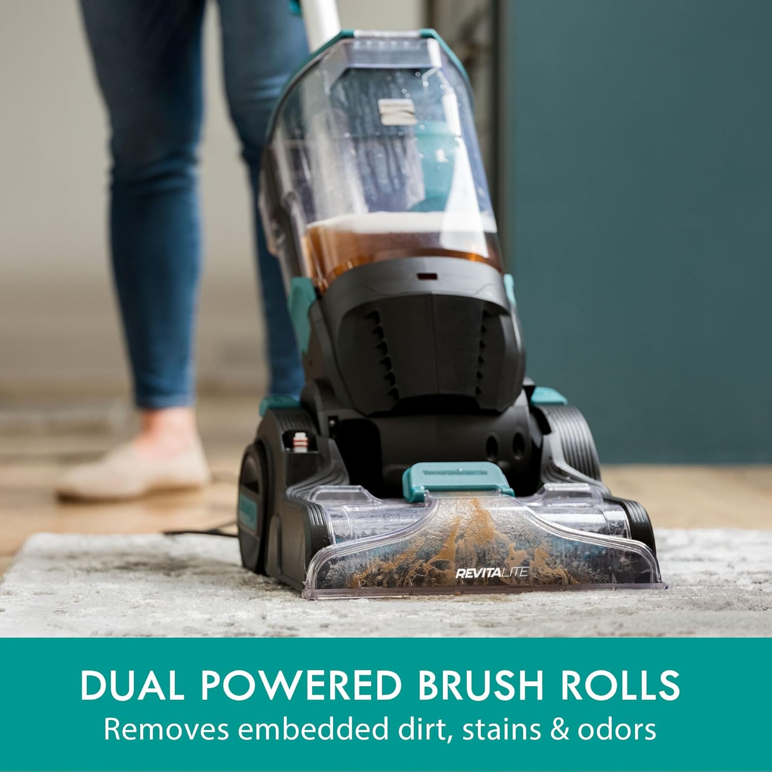 Kenmore KW4070 RevitaLite Pet Portable Carpet Cleaner with High Cleaning Power, 3.2L Clean Tank & 1.4L Dirty Tank