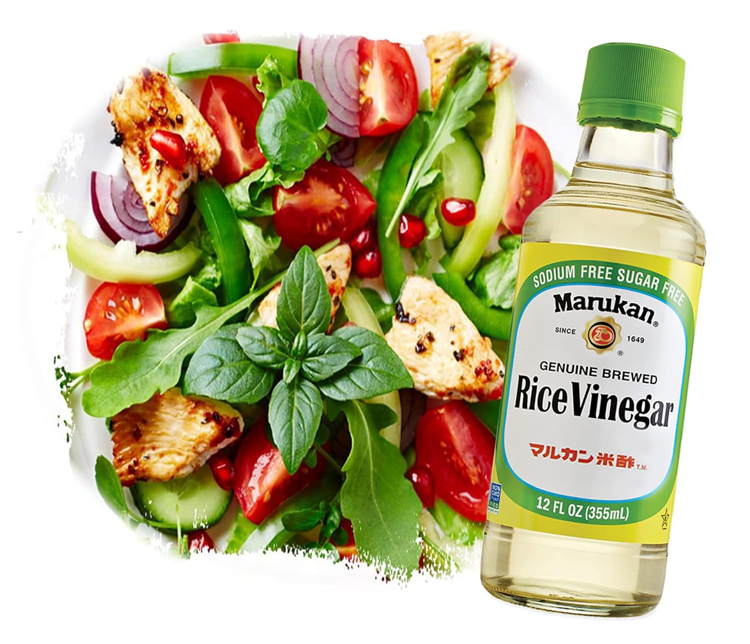 Marukan Genuine Brewed Rice Vinegar, 1 Gallon (Pack of 1)