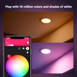 Philips Hue Smart 85W BR30 LED Bulb, White and Color Ambiance Color, Changing Light, 1 Pack