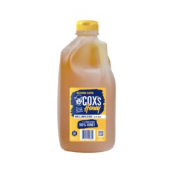 Cox's Honey Pure, Raw Unfiltered Clover , Rich in Nutrients, Family Owned Apiary, 5 lbs Jug