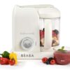 BEABA Babycook Solo 4 in 1 Baby Food Maker, Puree Steamer and Blender for Purees, Grinder with Auto Steam Cooking, White