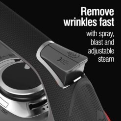 CHI Steam Iron for Clothes with 300+ Holes for Powerful Steaming, Temperature Guide Dial, 1700 Watts, Silver (13101)