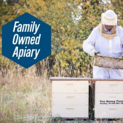 Cox's Honey Pure, Raw Unfiltered Clover , Rich in Nutrients, Family Owned Apiary, 5 lbs Jug