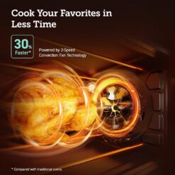 COSORI Air Fryer Toaster Oven Combo 13-in-1, 32Qt APP & Voice Control Convection Oven Countertop, Silver, Stainless Steel