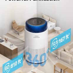 COWAY Air Purifiers for Bedroom Home up to 810 ft², True HEPA Filter