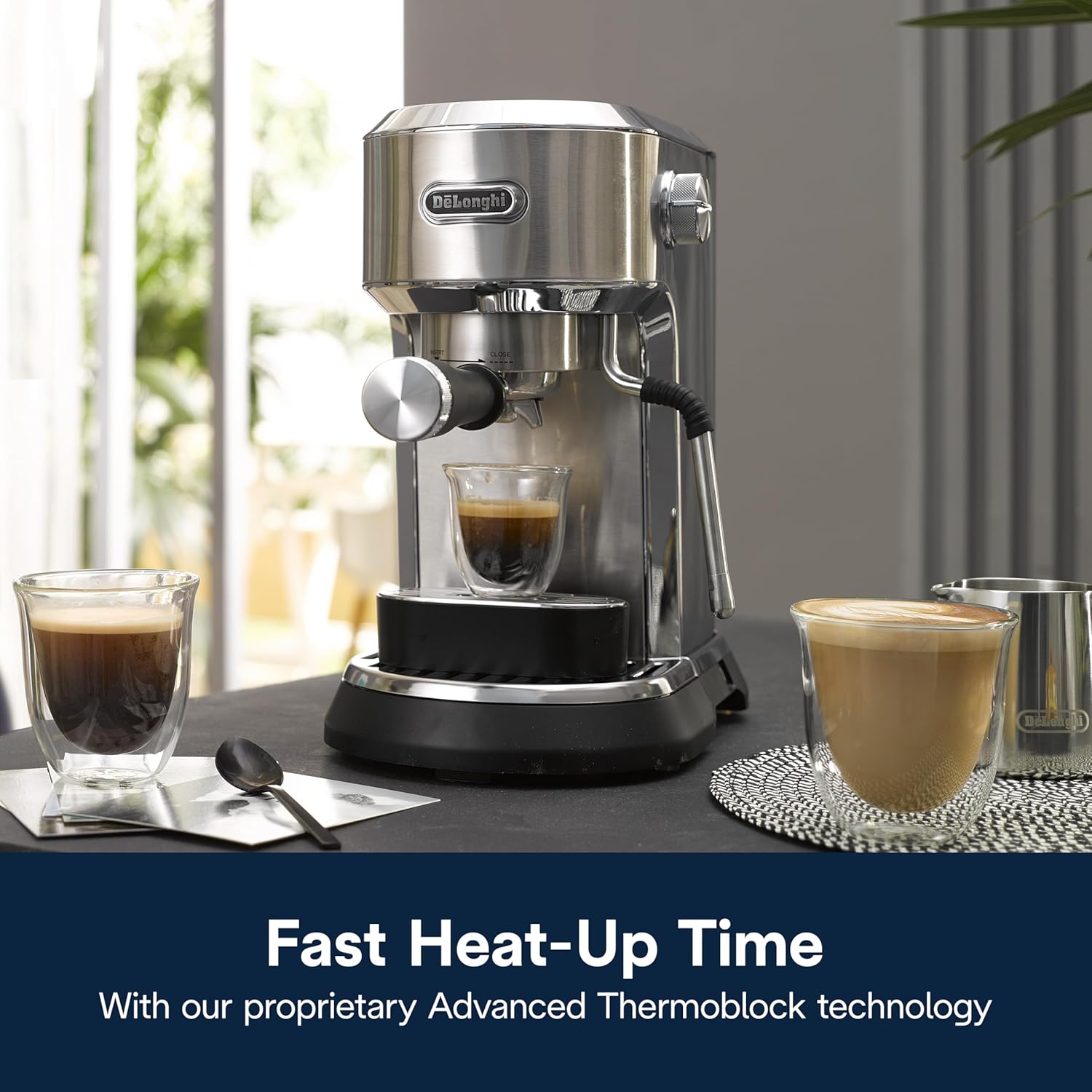 De'Longhi Dedica Maestro Manual Espresso Machine