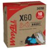 Wypall General Clean X60 Multi-Task Cleaning Cloths (34790), Pop-Up Box, White, 10 Boxes/Case, 126 Sheets/Box, 1,260 Sheets/Case