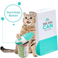 Kitchen Mama Auto Electric Can Opener – Automatic, Hands Free, Smooth Edge, Battery Operated (Teal)