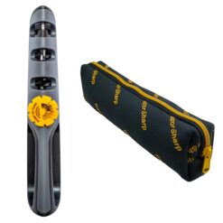 RAZORSHARP Knife Sharpener With Adjustable Angle Guide, Diamond-Coated Ceramic Sharpening Stones