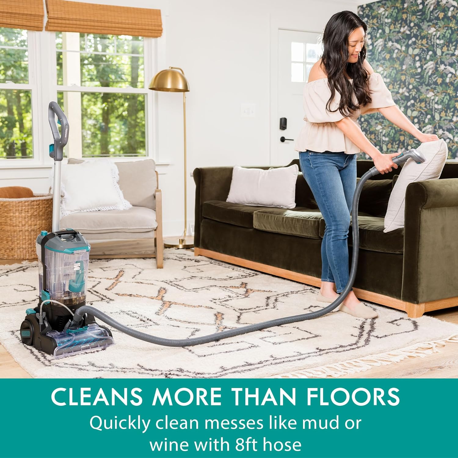 Kenmore KW4070 RevitaLite Pet Portable Carpet Cleaner with High Cleaning Power, 3.2L Clean Tank & 1.4L Dirty Tank