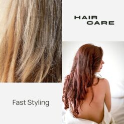 Beautimeter 3-in-1 Hot Air Styler: Rotating Blow Dryer Brush with 2-Inch and 1.5-Inch Brushes