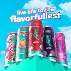 Alani Nu CHERRY SLUSH Sugar Free, Low Calorie Energy Drinks, Antioxidants, Biotin, B Vitamins, Zero Sugar, 12 Count