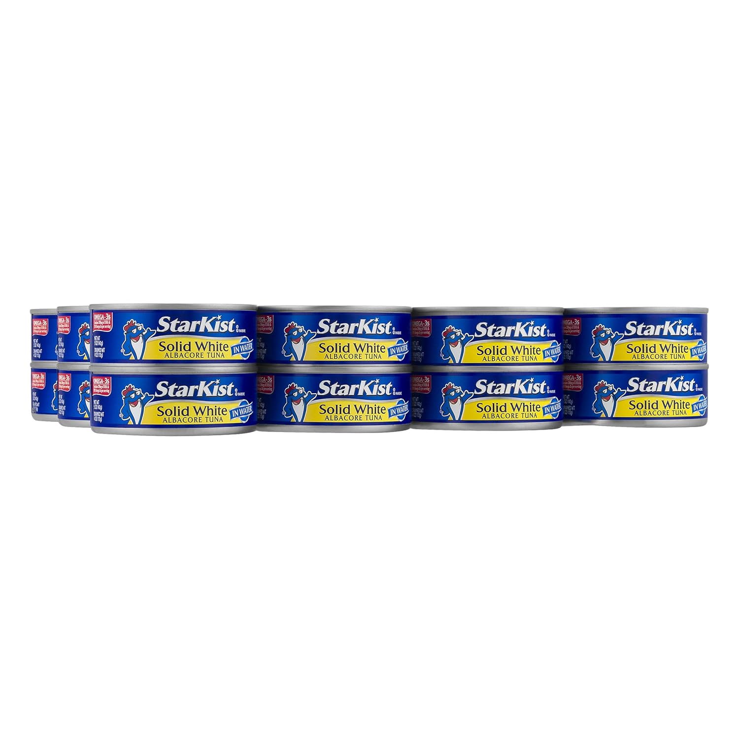 StarKist Solid White Albacore Tuna in Water, 5 oz (24 Pack) Canned Tuna Fish, Wild Caught, Gluten Free