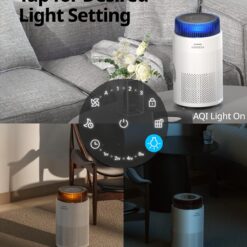 COWAY Air Purifiers for Bedroom Home up to 810 ft², True HEPA Filter