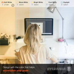 Sylvania LED Flood BR30 Light Bulb, 65W = 9W, 650 Lumens, Dimmable, 2700K, Soft White - 12 Pack (41262)