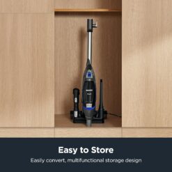 Eureka Corded Stick Vacuum Cleaner for Home Pet Hair, Lightweight Vacuum Cleaner with Powerful Suction, Blue, NES520BL
