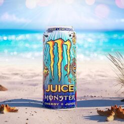 Monster Energy Juice Aussie Style Lemonade, Energy + Juice, 16 Oz (Pack of 15)