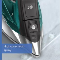 Rowenta Iron Pro Master Stainless Steel Soleplate Steam Iron for Clothes, 210 g/min, 400 Microsteam Holes, 1775 Watts