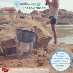 Epic Water Filters REPLACEMENT FILTER for Epic Nano Water Filter Pitcher or Dispenser