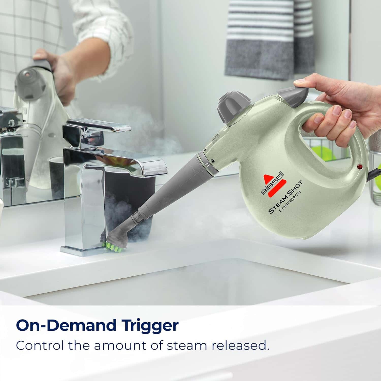 BISSELL Steam Shot OmniReach Handheld Steam Cleaner, 4171L