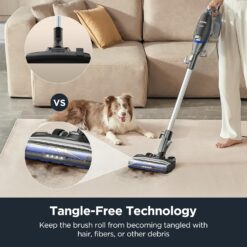 Eureka Corded Stick Vacuum Cleaner for Home Pet Hair, Lightweight Vacuum Cleaner with Powerful Suction, Blue, NES520BL